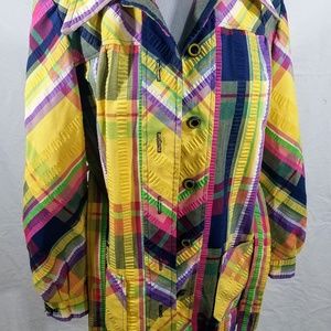 Vintage Debutogs Multi Button front Jacket, Sz M